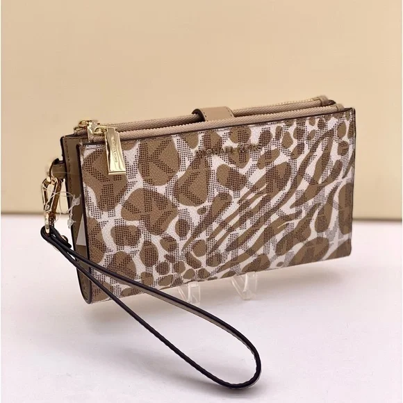 Michael Kors Wallet Wristlet Camel Multi Color - Picture 10 of 14